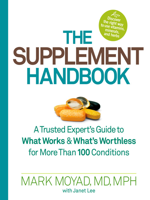 Title details for The Supplement Handbook by Mark Moyad - Available